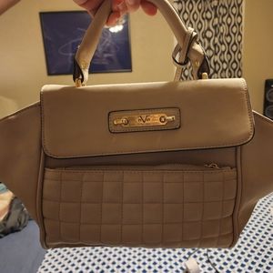 Cream Versace Handbag